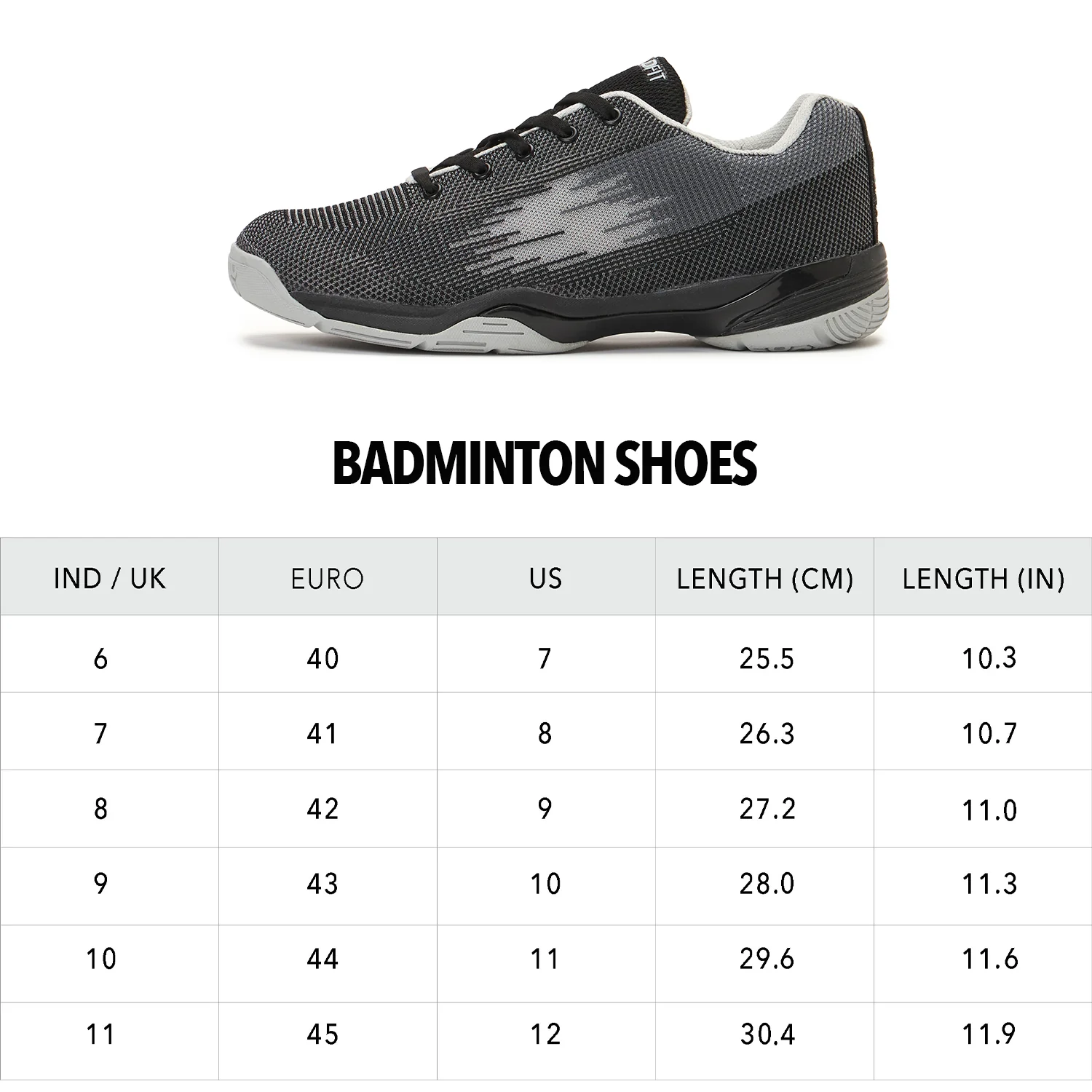 Dynamo Non-marking Badminton Shoes - Black - Image 8