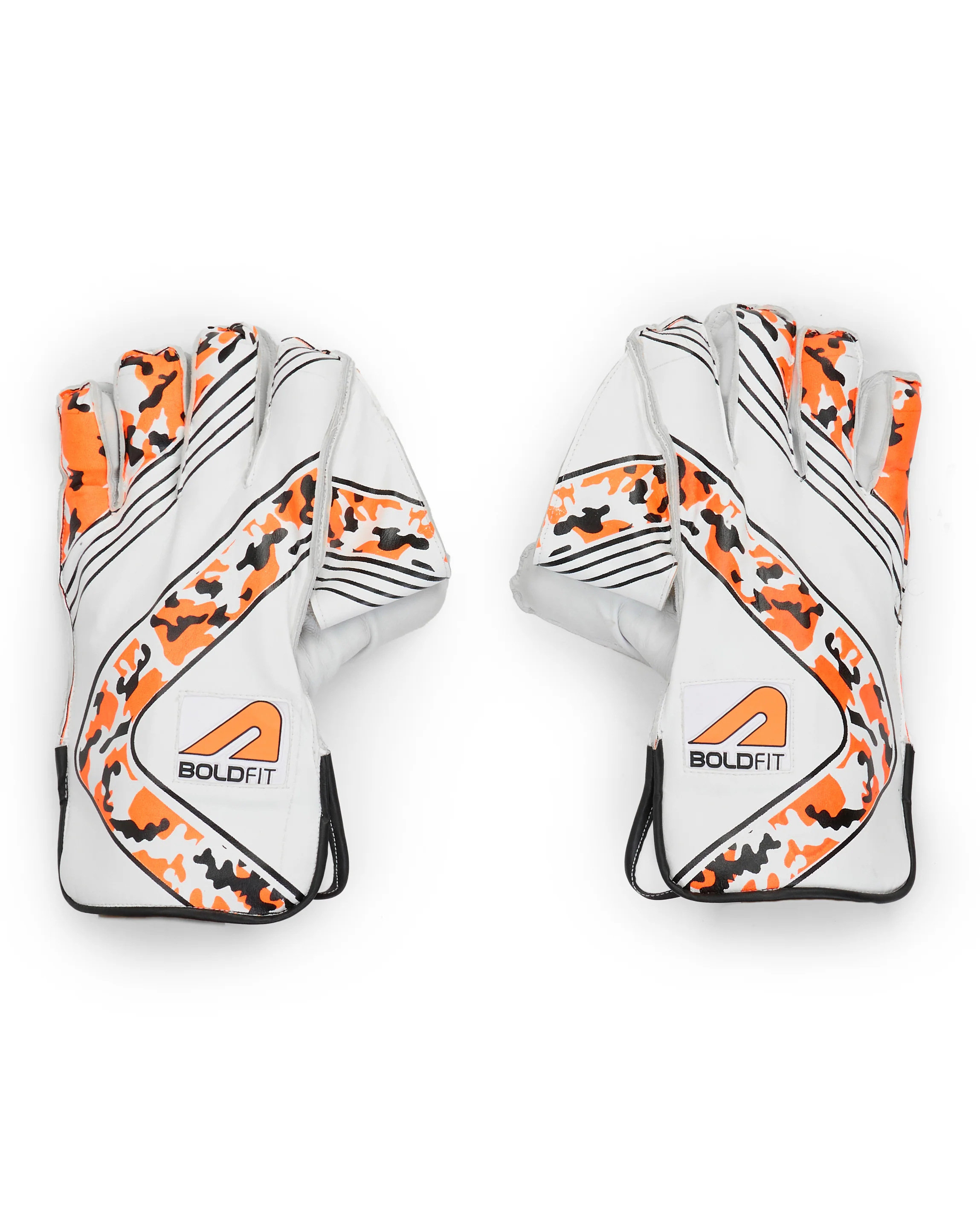 Bold Strike Orange Wicket Keeping gloves - Image 6