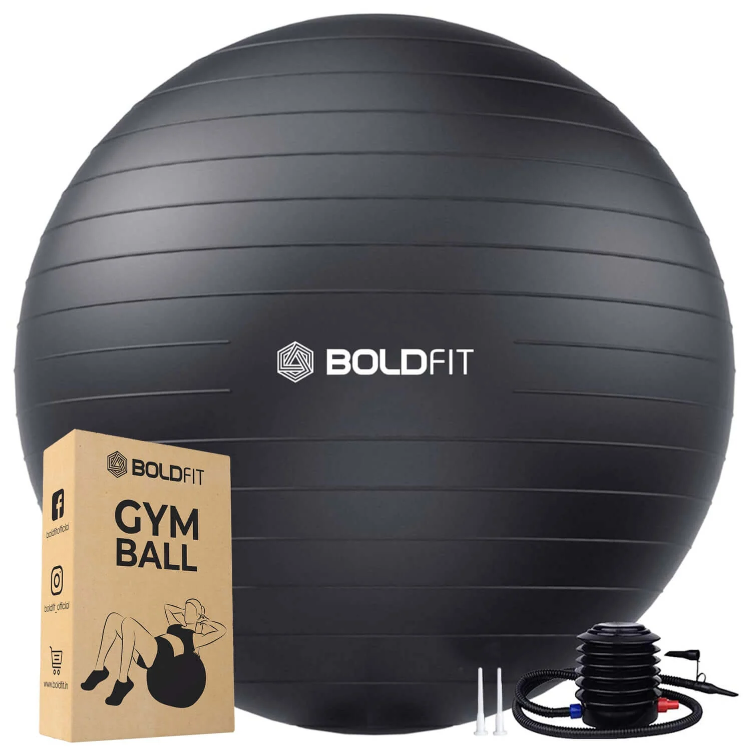 Gym Ball with Pump - 65 cm - Image 4