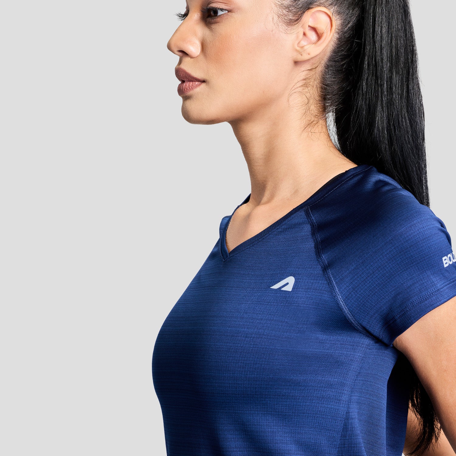 High Power Womens Tee - Navy - Image 4