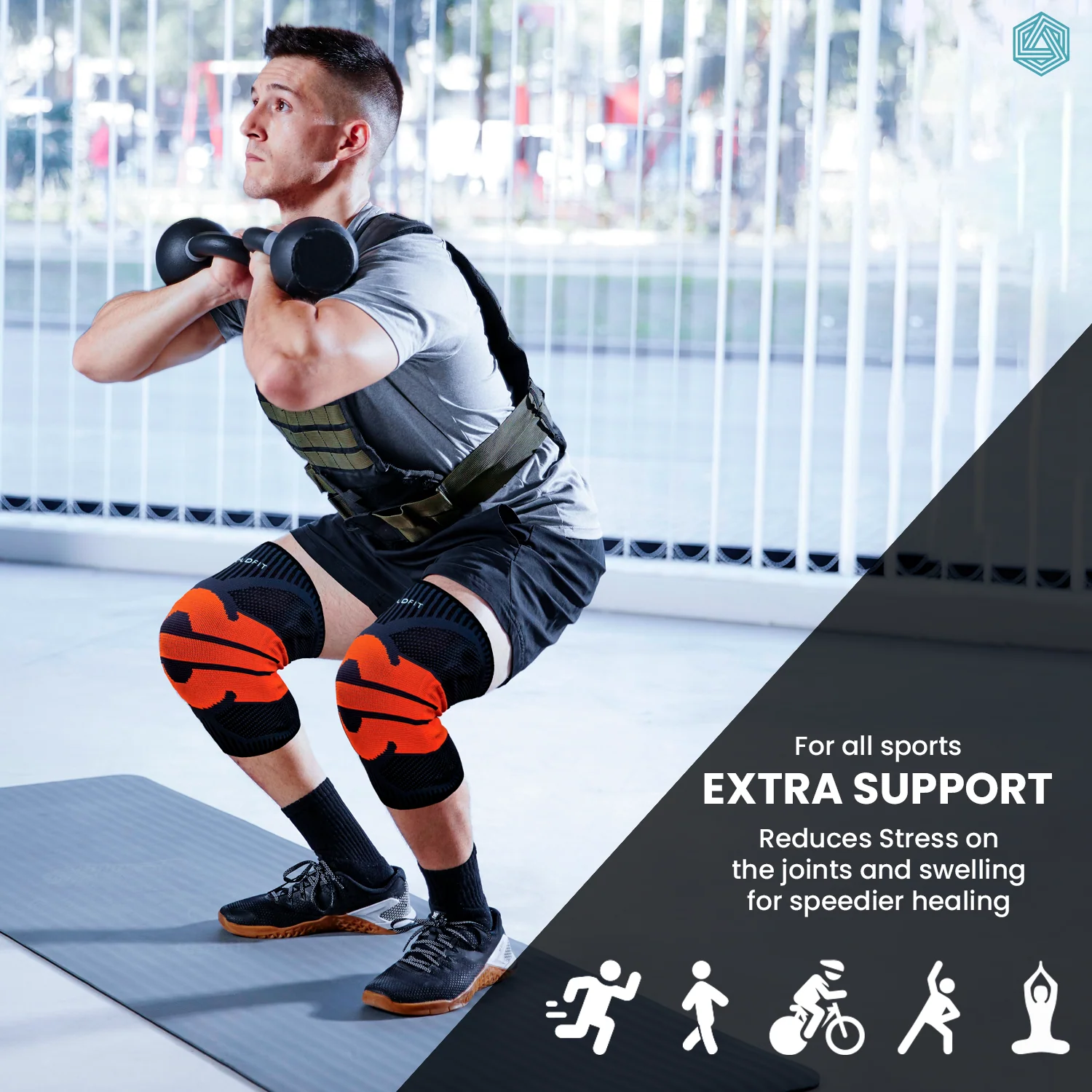 Knee Support Braces - Pair of 1 - Image 10