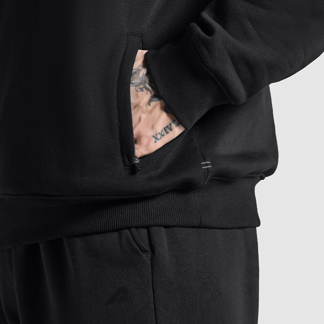 MEN BLACK HOODIE - Image 5