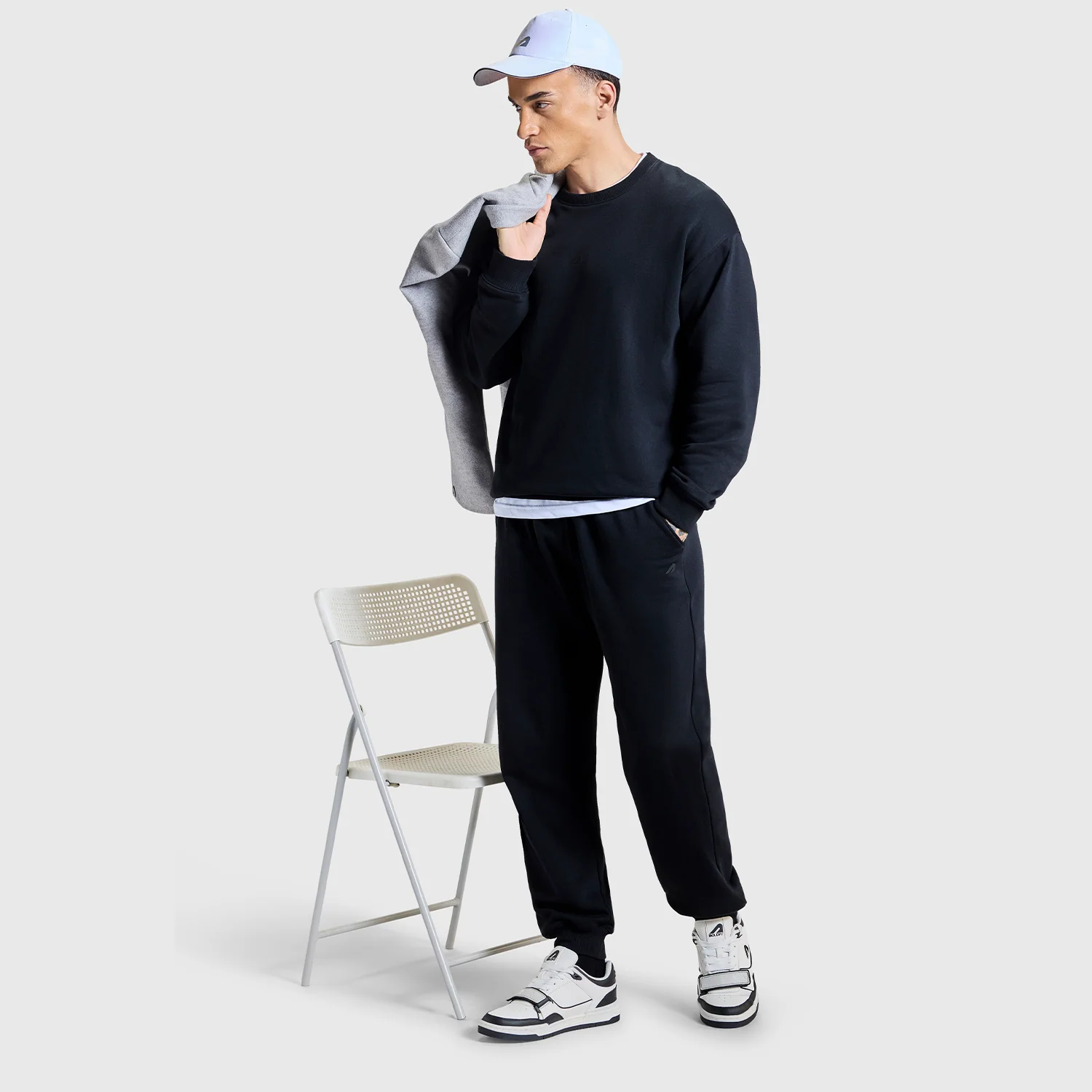 Men Jet Black Jogger - Image 5