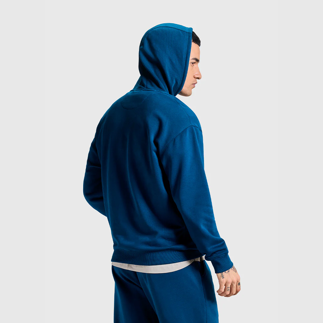 MEN BLUE KANGROO HOODIE - Image 4