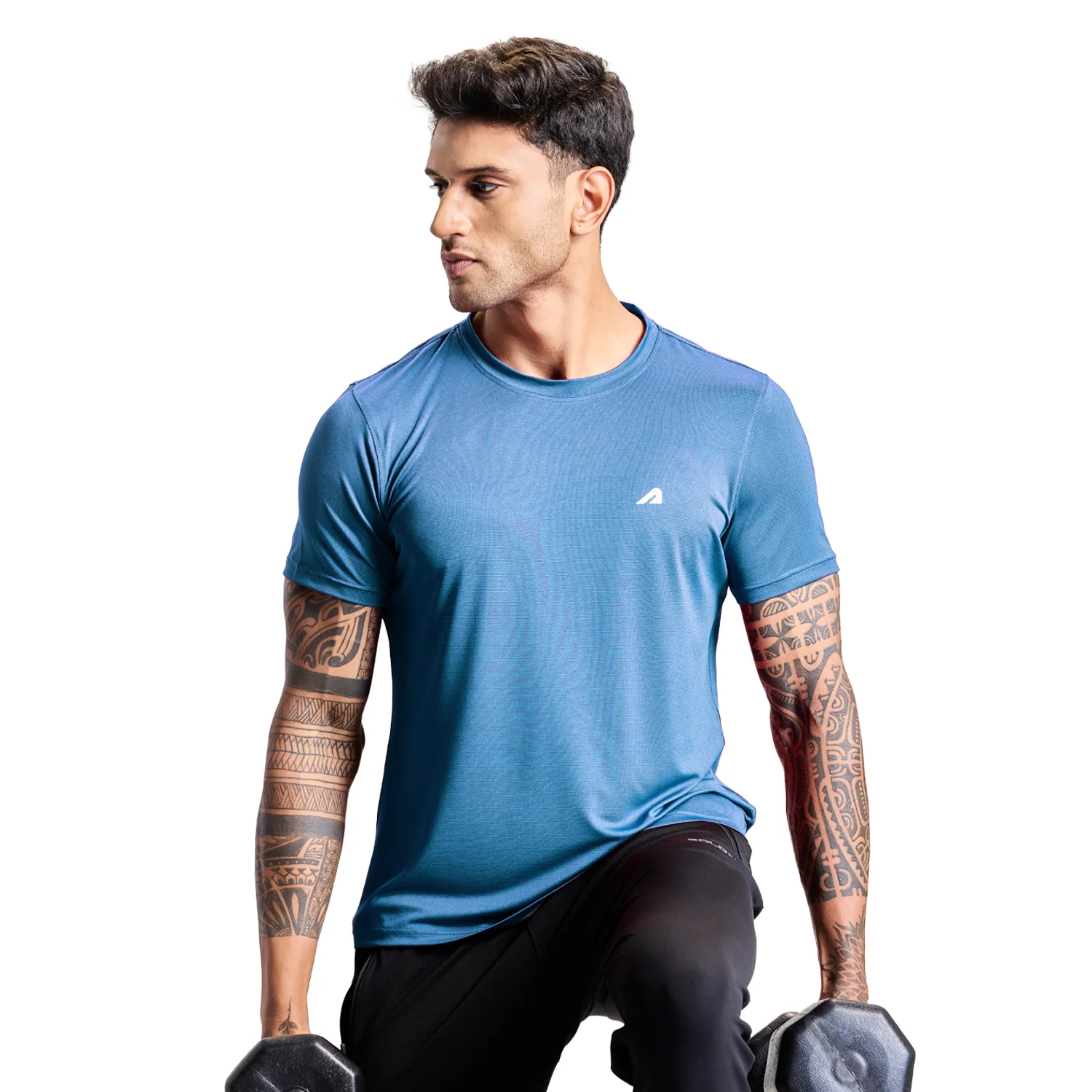 Core Tee Mens Active Tee - Blue - Image 3