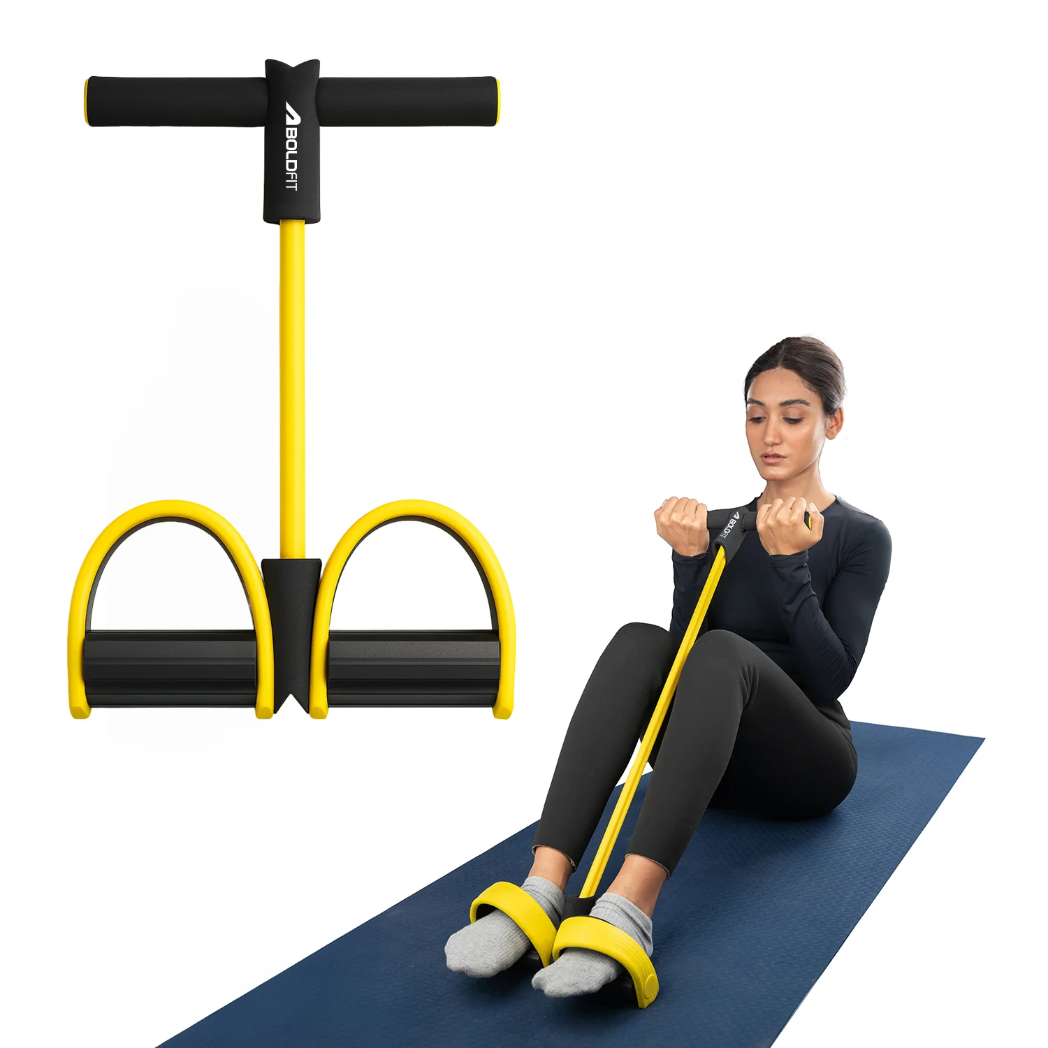 Rubber Tummy Trimmer - Yellow - Image 3