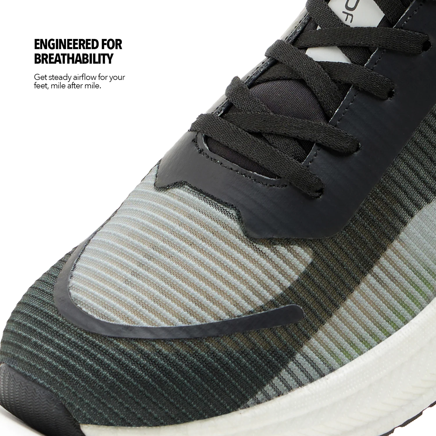 Volt Mens Running & Training Shoes - Grey/Black - Image 6