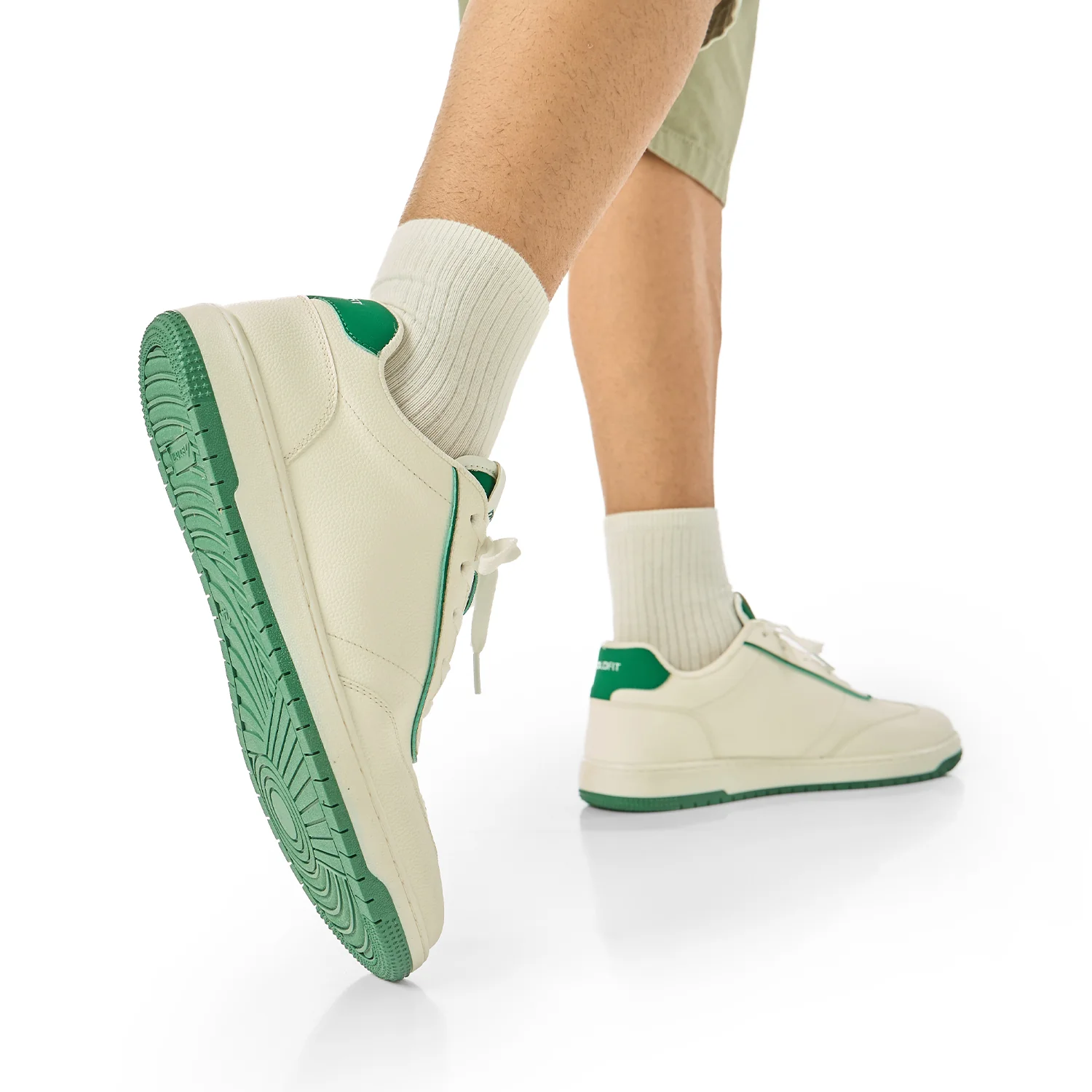 Sneakers shoes for men Skyline White Green - Image 4