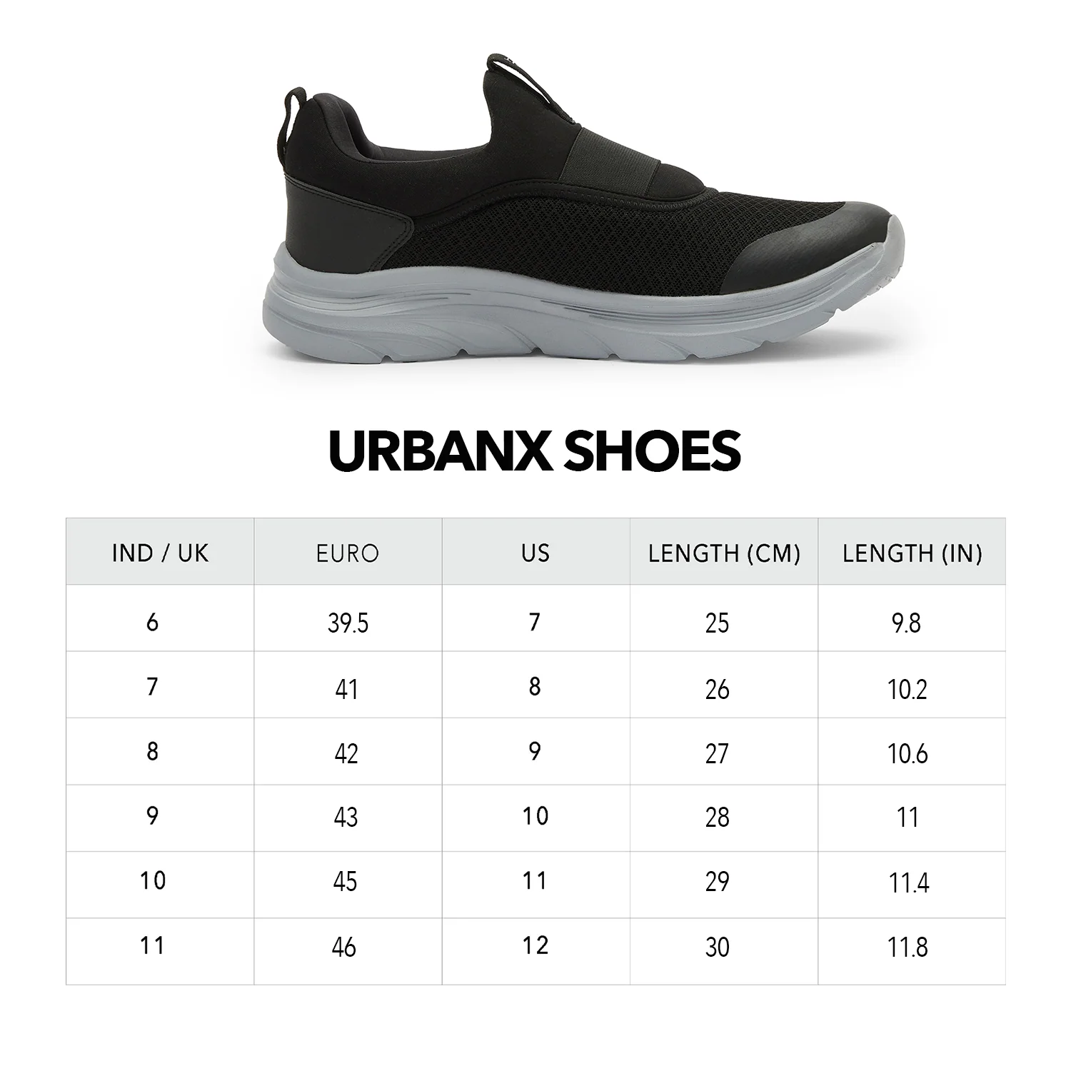 Walking Shoes UrbanX Black - Image 7