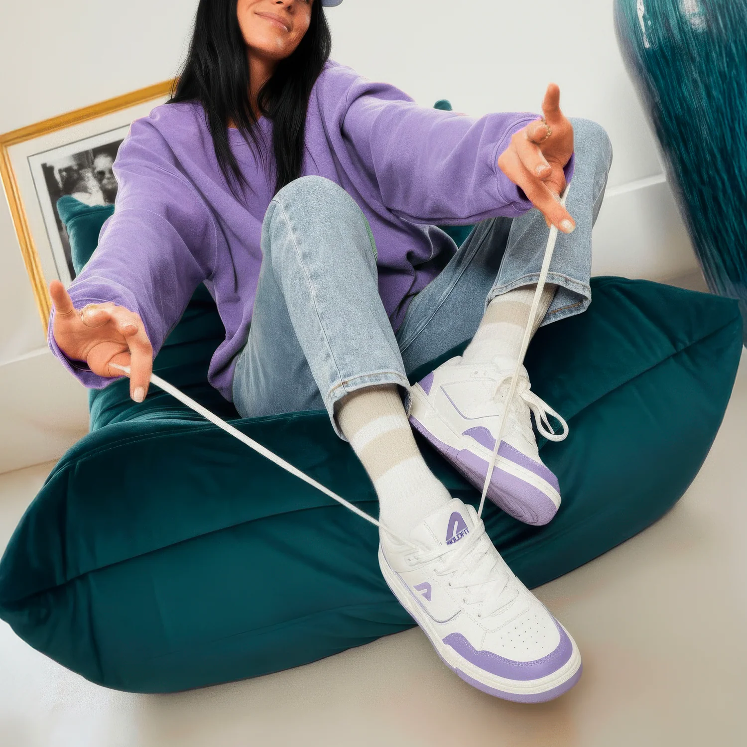 DRIPWAVE LAVENDER BLOOM WOMEN'S SNEAKER - Image 6