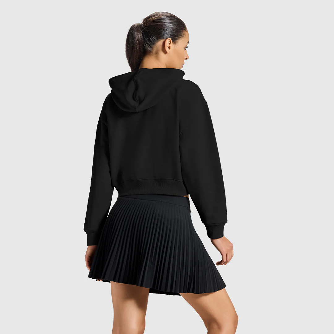 Women Jet Black Hoodie - Image 3