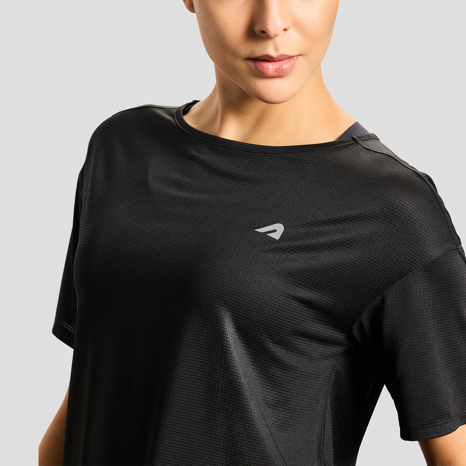 Intense Womens Cropped Tee - Black - Image 8