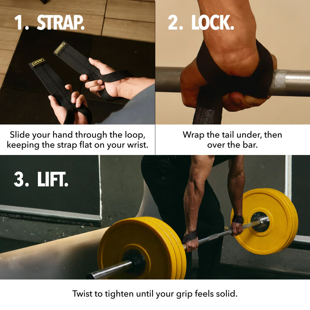 ProGrip Lifting Strap - Black - Image 6