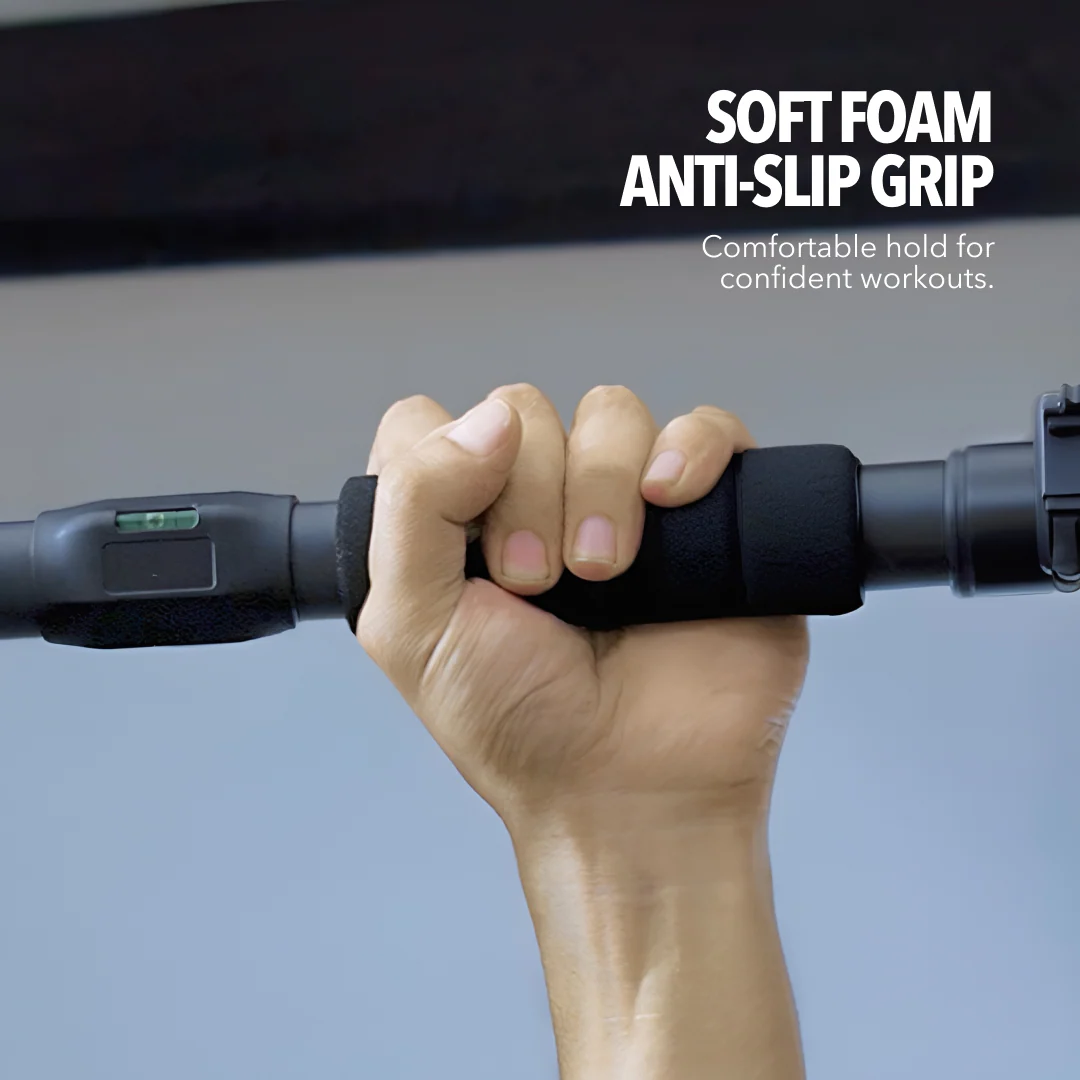 Doorway Pull up Bar without Screw - Black - Image 6