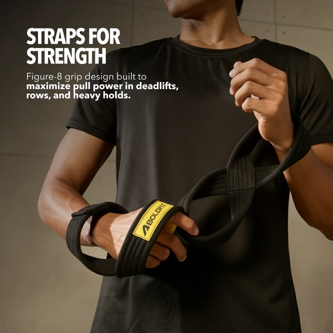 Eight lifting strap - Black - Image 7