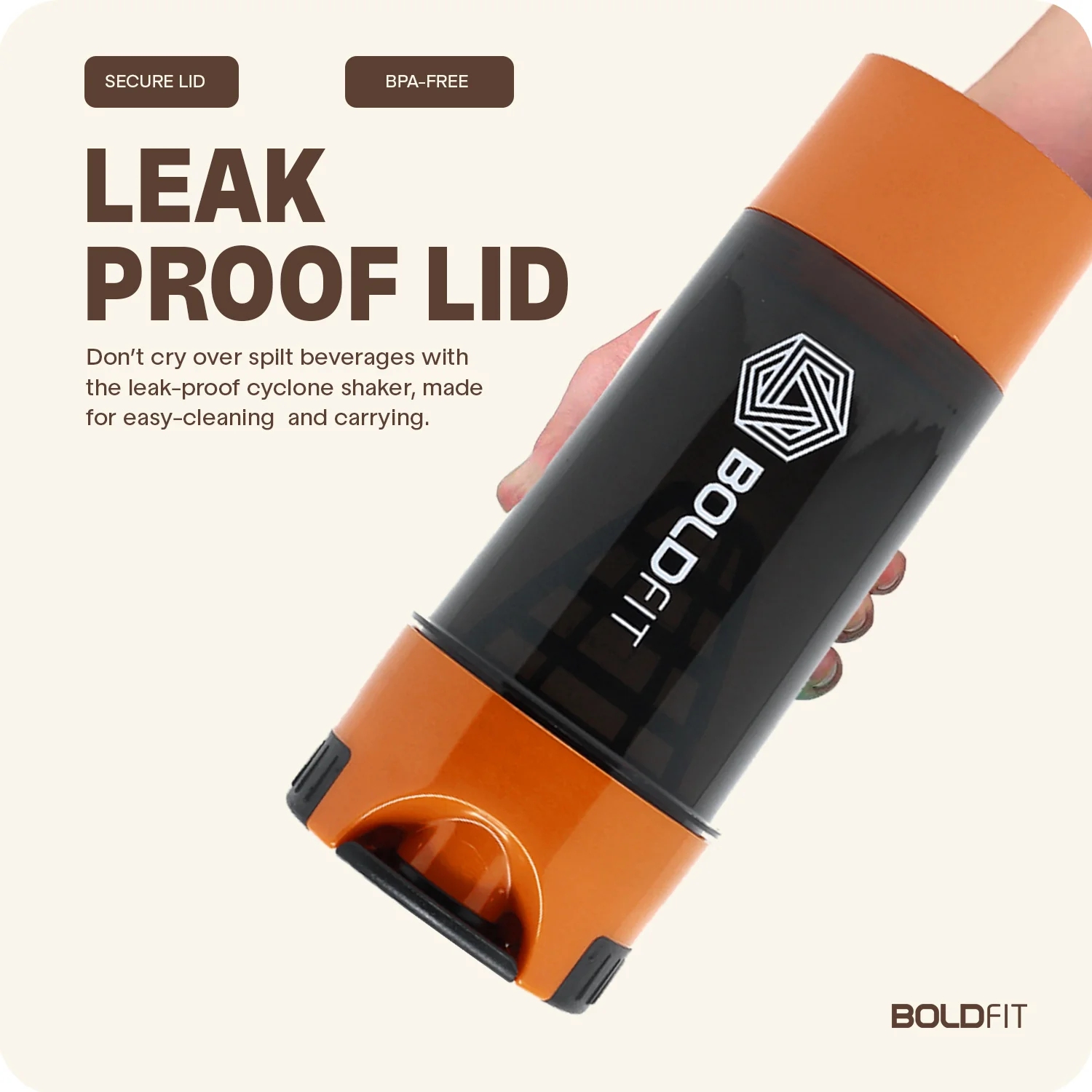 Cyclone Shaker 500ml - Orange - Image 6