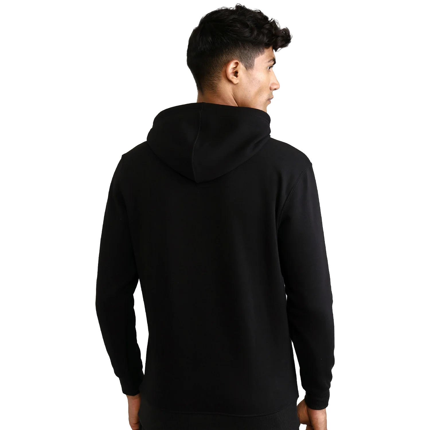 Classic Mens Hoodie - Black - Image 4