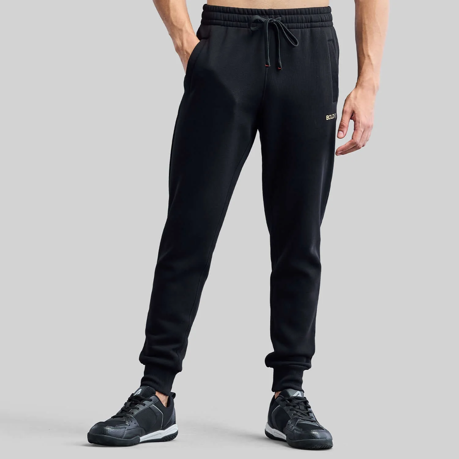 Power Up Mens Joggers - Black - Image 4