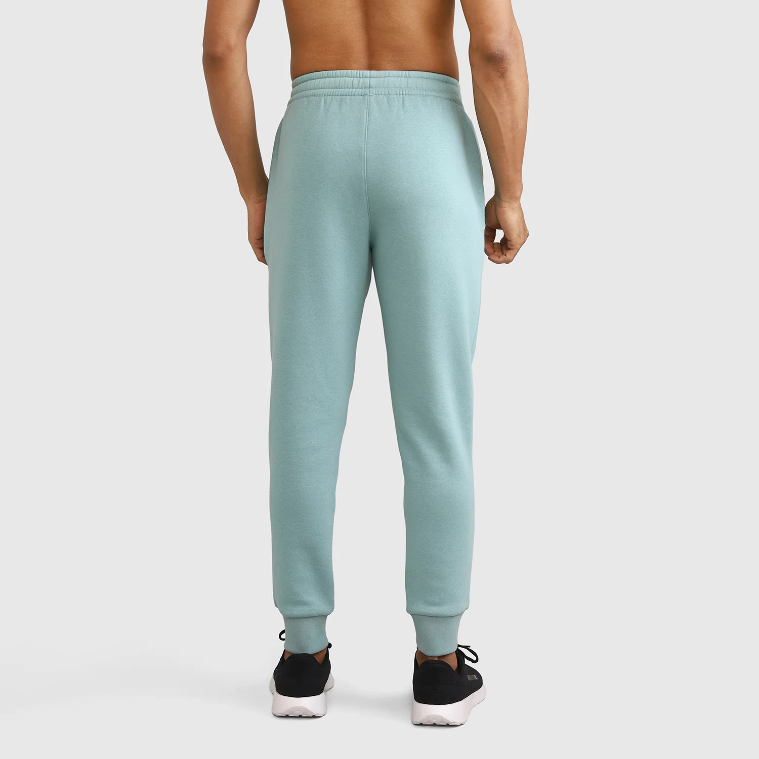 Mint blue mens Joggers - Image 2