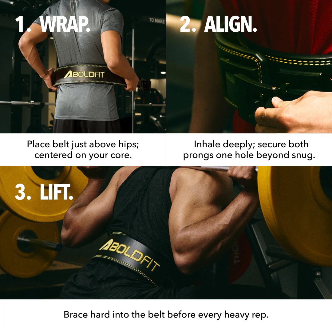 LEVER LOCK Buckle Powerlifting Belt - Image 6