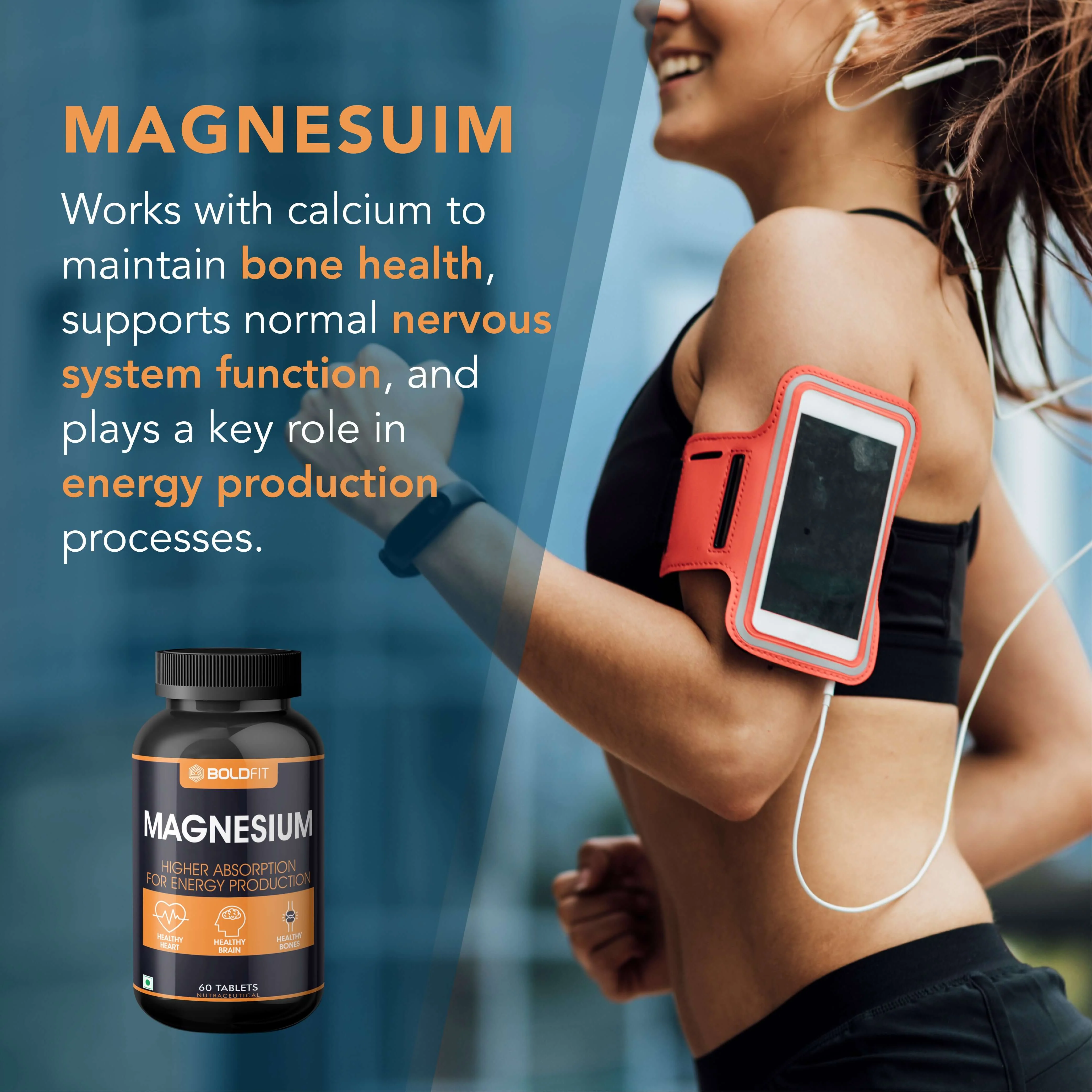 Boldfit Magnesium Complex 824mg Supplement - Image 3