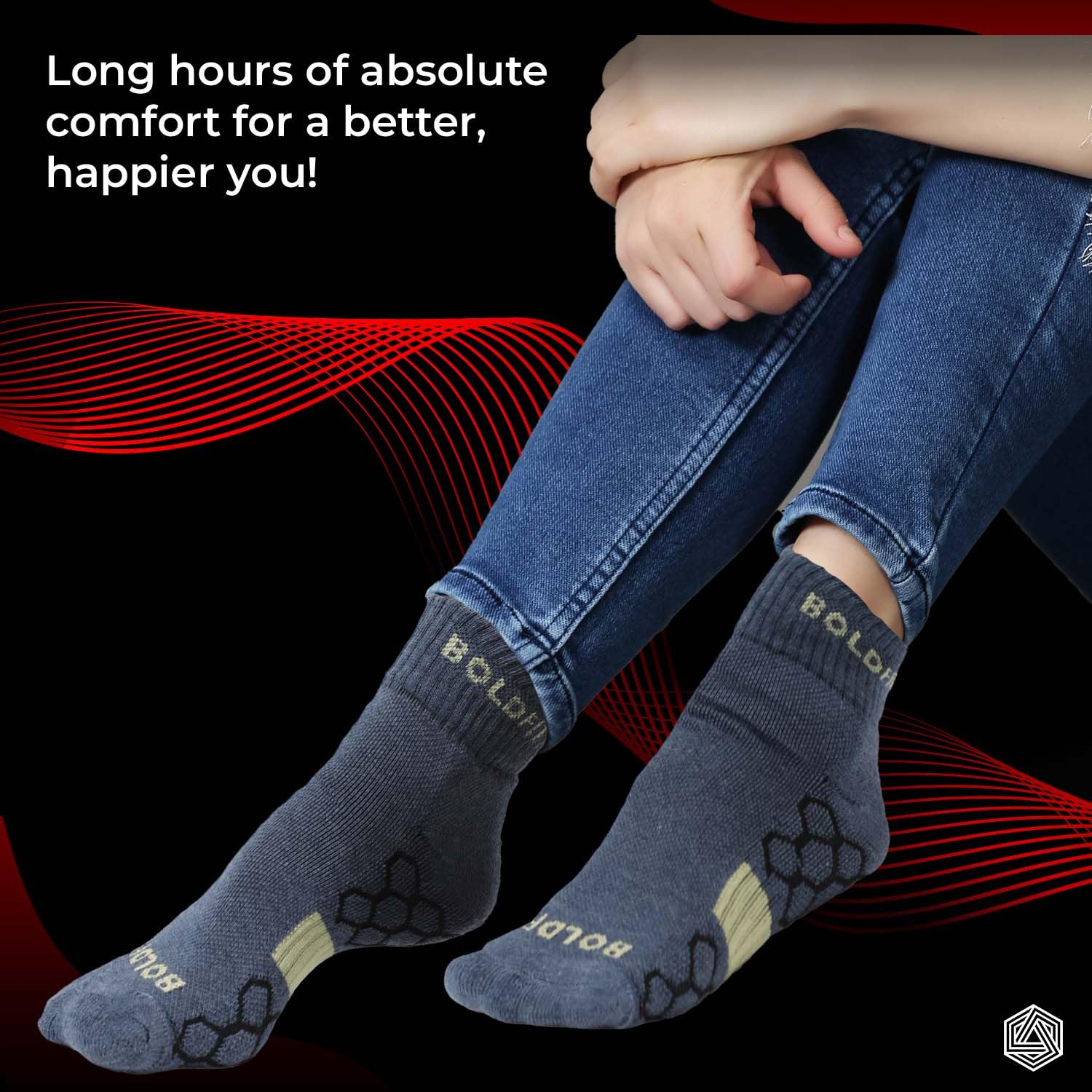 Unisex Socks - Pair of 3 - Image 18