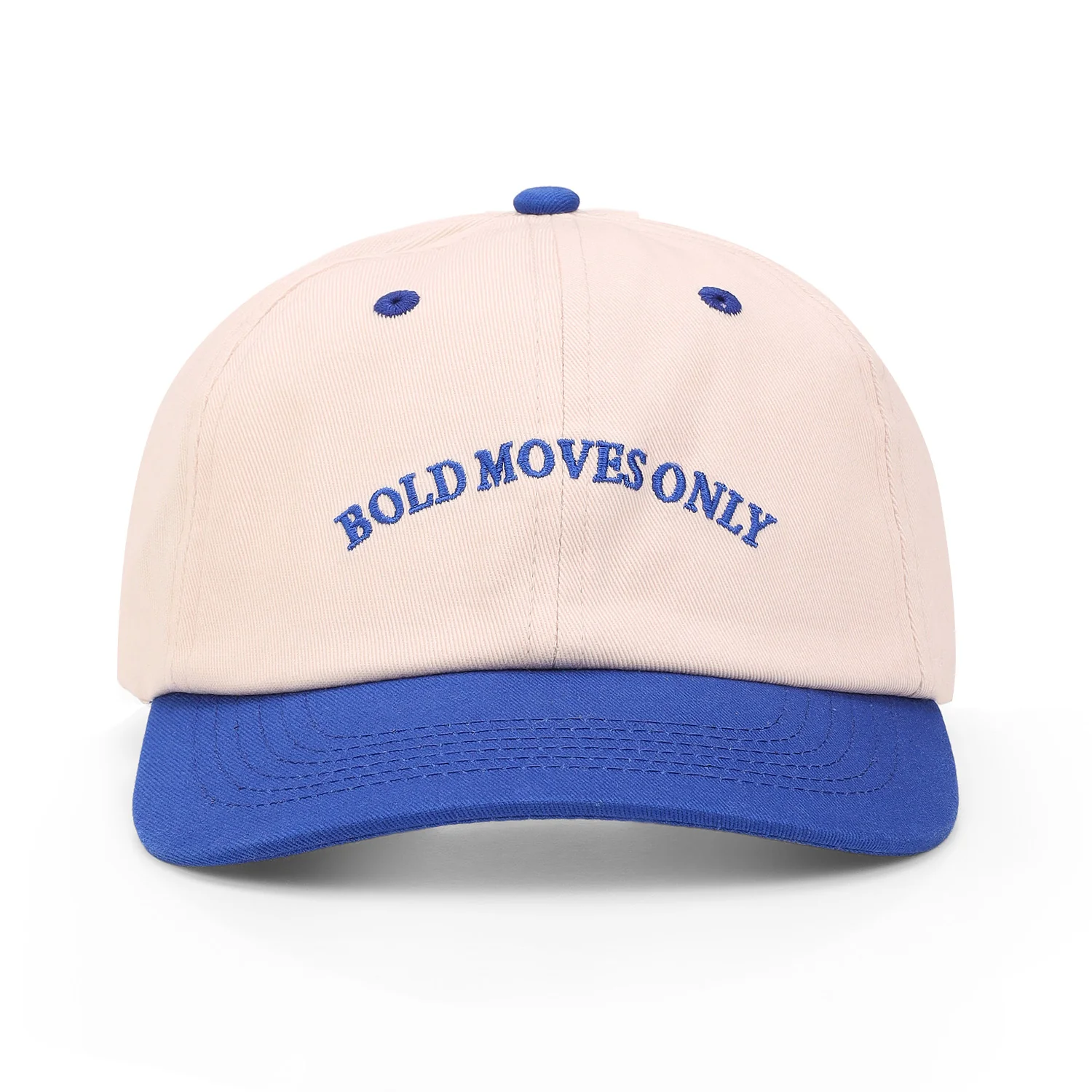 Washed Caps  White Blue  Bold Moves Only - Image 6