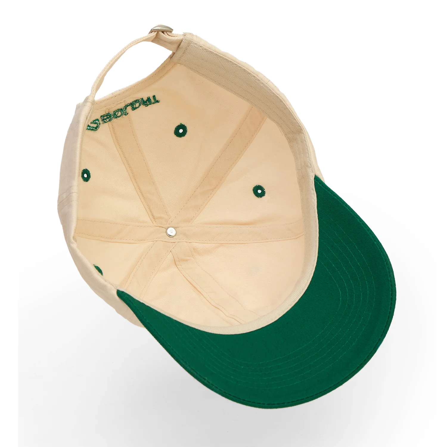 Washed Caps  White Green Chasing Reps - Image 3